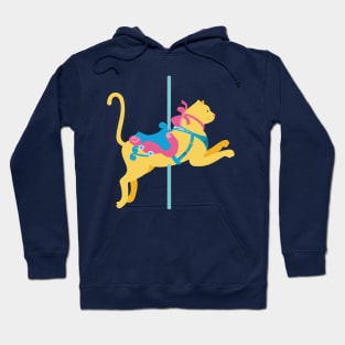 Colorful Carousel Animal Cat Hoodie